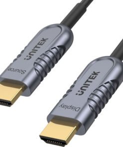 Unitek HDMI 2.1 Cable HDMI male - HDMI male 80m Μαύρο (C11055DGY)