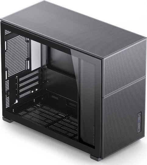 Jonsbo D31 Mesh Mini Tower Κουτί Υπολογιστή με Πλαϊνό Παράθυρο Μαύρο - Image 2