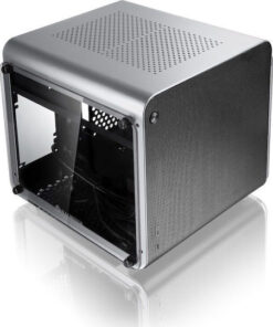 Raijintek Metis EVO TGS Gaming Mini Tower Κουτί Υπολογιστή με Πλαϊνό Παράθυρο Ασημί