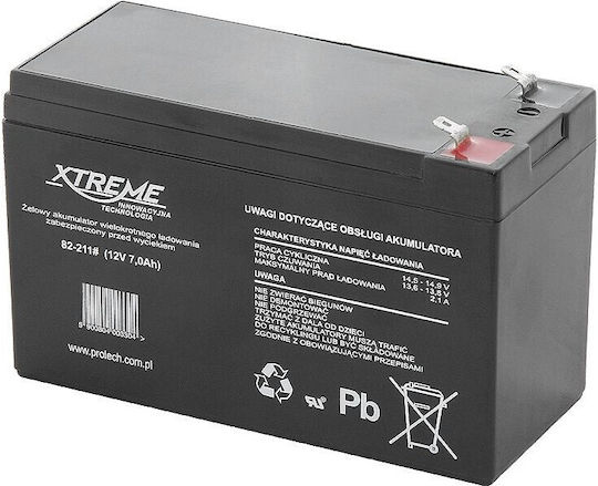 Blow Μπαταρία UPS με Χωρητικότητα 7Ah και Τάση 12V 82-211# 1τμχ - Image 2