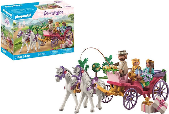 Playmobil Princess Magic Βόλτα Με την Πριγκιπική Άμαξα για 4-10 ετών 71846 - Image 2