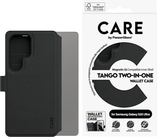 PanzerGlass Feature Tango 2in1 Wallet Δερμάτινο Μαύρο (Galaxy S25 Ultra) CRRFTWLG38488 - Image 9
