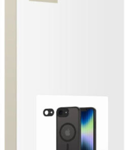 Alternative view of Tech-Protect Magcam Back Cover Μεταλλικό Μαύρο (iPhone 17e / 16e)