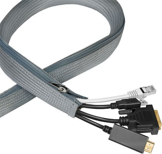 LogiLink Πλέγμα Καλωδίων Γκρι (KAB0072) 1τμχ