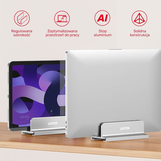 Unitek Βάση Στήριξης για Laptop Γκρι OT172GY - Image 5