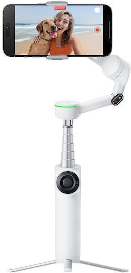 Insta360 Flow 2 Pro Creator Kit Gimbal Κινητού με Σταθεροποιητή 3 Αξόνων και 10 ώρες λειτουργίας Λευκό - Image 4