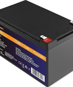 Alternative view of Qoltec Μπαταρία Φωτοβολταϊκών Λιθίου 12.8V 12Ah (53701)