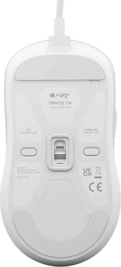 Fury Tanto T4 Gaming Ποντίκι 12000 DPI Λευκό - Image 9