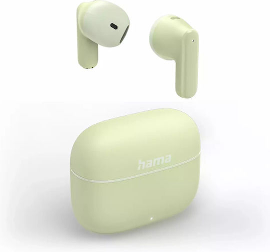 HAMA Freedom Light II Earbud Bluetooth Handsfree Ακουστικά με Θήκη Φόρτισης Πράσινα - Image 2