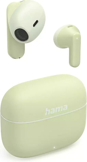 HAMA Freedom Light II Earbud Bluetooth Handsfree Ακουστικά με Θήκη Φόρτισης Πράσινα - Image 4