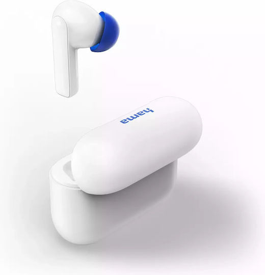 HAMA Passion Clear II In-ear Bluetooth Handsfree Ακουστικά με Θήκη Φόρτισης Λευκά - Image 4