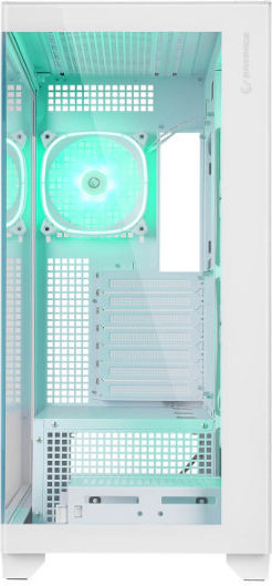 Rampage Hydra V1 Gaming Midi Tower Κουτί Υπολογιστή με Πλαϊνό Παράθυρο Λευκό - Image 3
