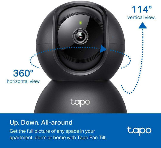TP-LINK TAPO C201 v1 IP Κάμερα Παρακολούθησης Wi-Fi Full HD 1080p με Αμφίδρομη Επικοινωνία και Φακό 4mm - Image 2