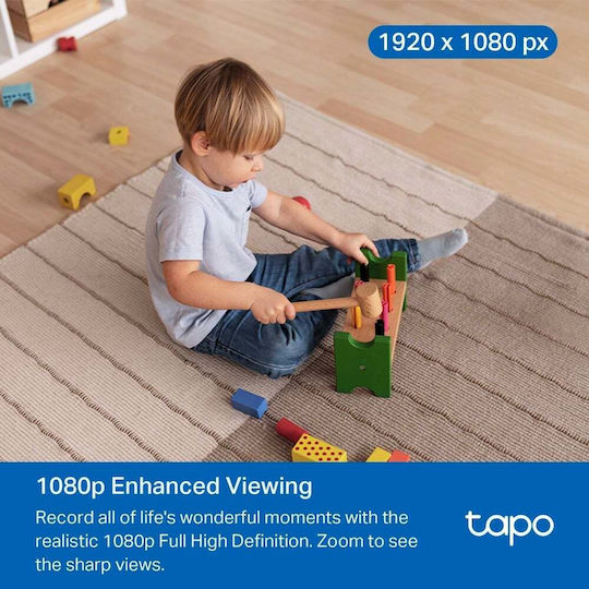 TP-LINK TAPO C201 v1 IP Κάμερα Παρακολούθησης Wi-Fi Full HD 1080p με Αμφίδρομη Επικοινωνία και Φακό 4mm - Image 6