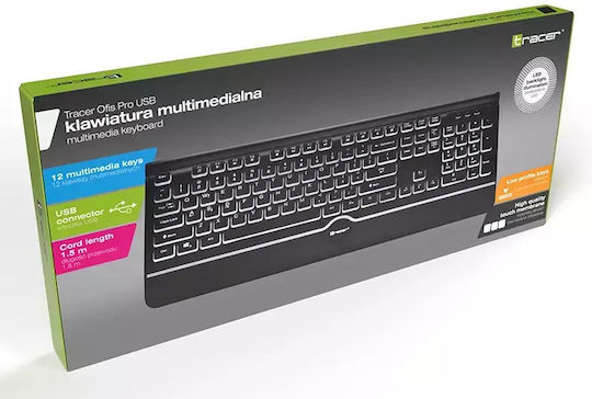 Tracer Ofis Pro Gaming Πληκτρολόγιο με Φωτιζόμενα πλήκτρα (Αγγλικό US) - Image 4