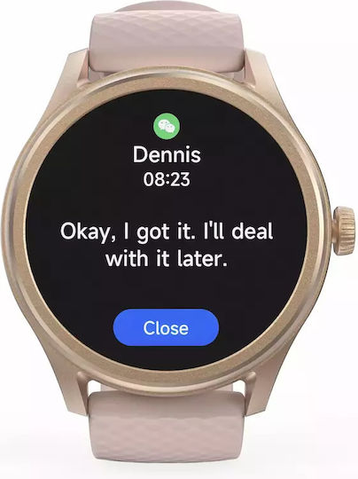 HAMA 5010 46mm Smartwatch με Παλμογράφο (Ροζ Χρυσό) - Image 3