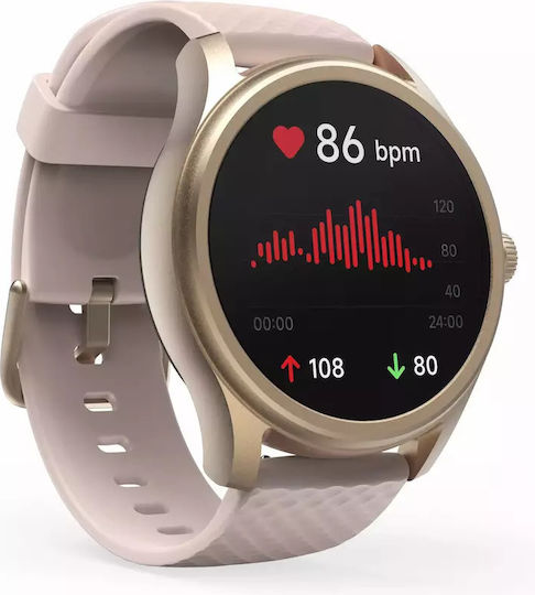HAMA 5010 46mm Smartwatch με Παλμογράφο (Ροζ Χρυσό) - Image 5