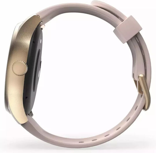 HAMA 5010 46mm Smartwatch με Παλμογράφο (Ροζ Χρυσό) - Image 4