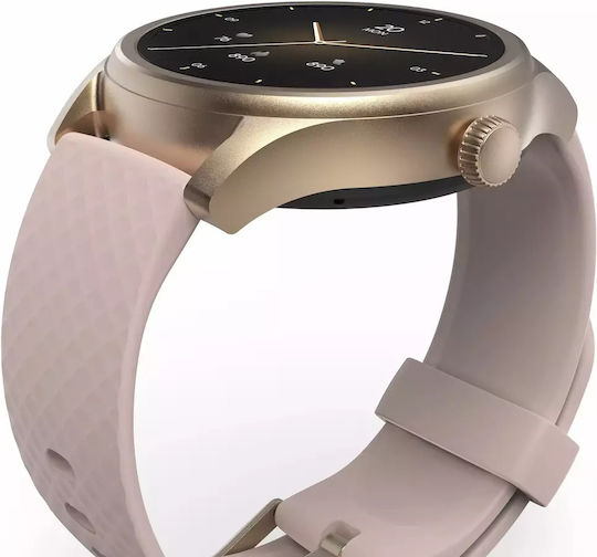HAMA 5010 46mm Smartwatch με Παλμογράφο (Ροζ Χρυσό) - Image 6