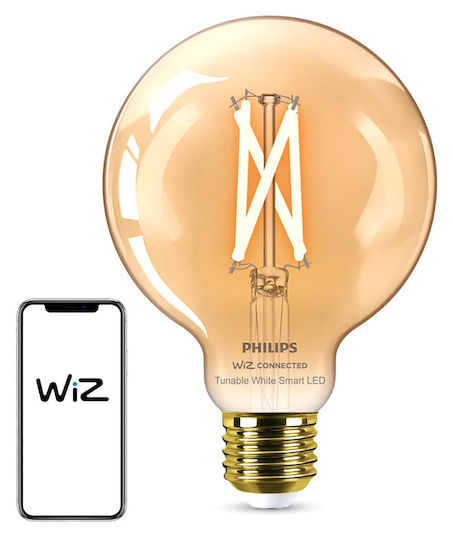 Philips Smart Λάμπα LED 7W για Ντουί E27 και Σχήμα G125 Θερμό Λευκό 640lm Dimmable 929003017921 - Image 3