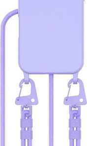 Alternative view of Tech-Protect Magnecklace Back Cover Σιλικόνης με Λουράκι Μωβ (iPhone 16 Pro Max) 26257-0