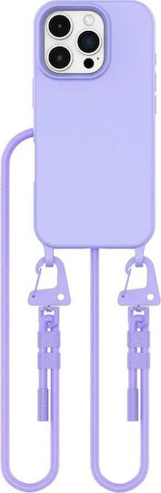 Tech-Protect Magnecklace Back Cover Σιλικόνης με Λουράκι Μωβ (iPhone 16 Pro Max) 26257-0 - Image 2