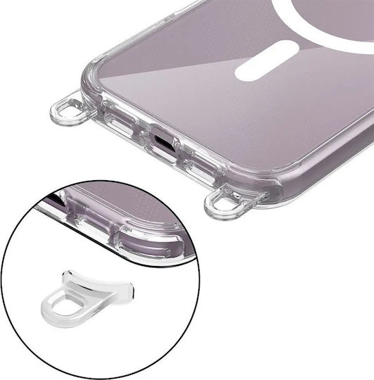 Tech-Protect Flexair Chain Back Cover Σιλικόνης / Πλαστικό Διάφανο (iPhone 16) 25507-0 - Image 2