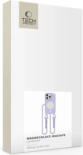 Tech-Protect Magnecklace Back Cover Σιλικόνης με Λουράκι Μωβ (iPhone 16 Pro Max) 26257-0 - Image 3