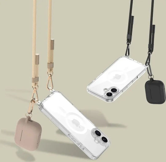Tech-Protect Flexair Chain Back Cover Σιλικόνης / Πλαστικό Διάφανο (iPhone 16) 25507-0 - Image 3