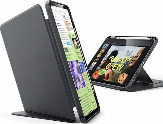 ESR Hybrid Flip Cover Μαύρη (iPad 10.9” (2022), iPad 11” (2025))