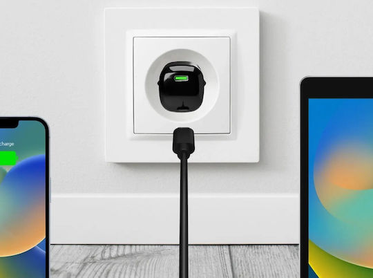 Puro Φορτιστής Χωρίς Καλώδιο GaN με Θύρα USB-C 20W Power Delivery Μαύρος (Minipro) - Image 2