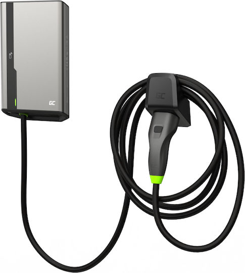 Green Cell Επιτοίχιος Μονοφασικός Σταθμός Φόρτισης 22kW με Ενσωματωμένο Καλώδιο Type 2 (EVGC021B2275) - Image 12