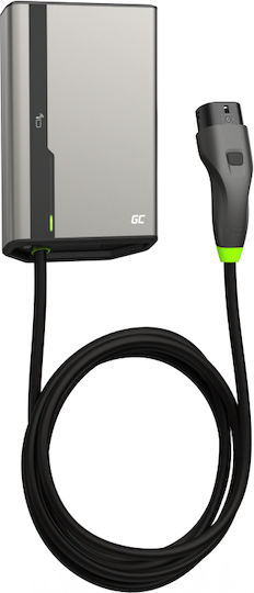 Green Cell Επιτοίχιος Τριφασικός Σταθμός Φόρτισης 22kW με Ενσωματωμένο Καλώδιο Type 2 (EVGC021B2250) - Image 9