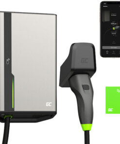 Alternative view of Green Cell Επιτοίχιος Μονοφασικός Σταθμός Φόρτισης 22kW με Ενσωματωμένο Καλώδιο Type 2 (EVGC021B2275)