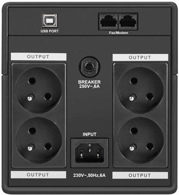 Armac 1500E LED (FR) Mini UPS Line-Interactive 1500VA 950W με 5 Πρίζες - Image 2