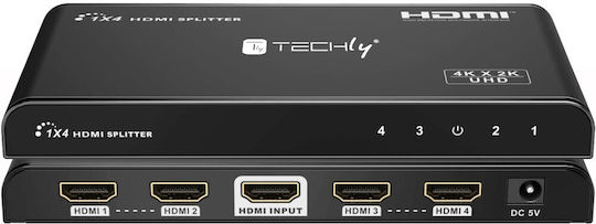 Techly 4K UHD 3D 4 HDMI Splitter IDATA-HDMI2-4K4 - Image 3