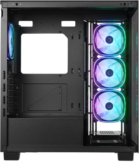 Rampage Hydra V1 Gaming Midi Tower Κουτί Υπολογιστή με Πλαϊνό Παράθυρο Μαύρο - Image 2