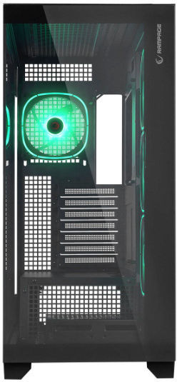 Rampage Hydra V1 Gaming Midi Tower Κουτί Υπολογιστή με Πλαϊνό Παράθυρο Μαύρο - Image 3
