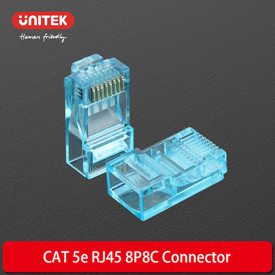 Unitek Y-OT18TP RJ45 Clip 100τμχ - Image 3