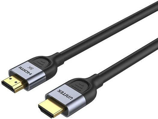 Unitek HDMI 2.1 Cable HDMI male - HDMI male 2m Μαύρο (C11086GY01-2M) - Image 2