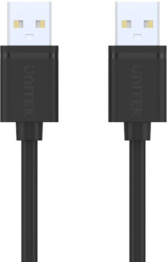 Unitek USB 2.0 Cable USB-A male - USB-A male 1.5m Y-C442GBK - Image 6