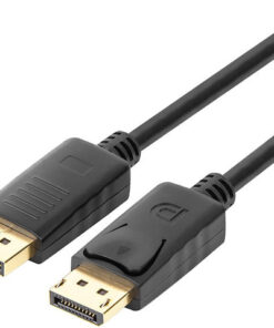 Alternative view of Unitek Cable DisplayPort male - DisplayPort male 1.5m Μαύρο (Y-C607BK)