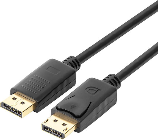 Unitek Cable DisplayPort male - DisplayPort male 1.5m Μαύρο (Y-C607BK) - Image 2