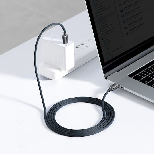 Baseus Crystal Shine Series USB 2.0 Cable USB-C male - USB-C 100W Μαύρο 2m CAJY000701 - Image 16