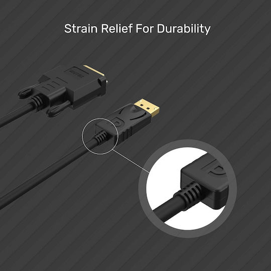 Unitek Cable DVI-D male - DisplayPort male 1.8m (Y-5118BA) - Image 8