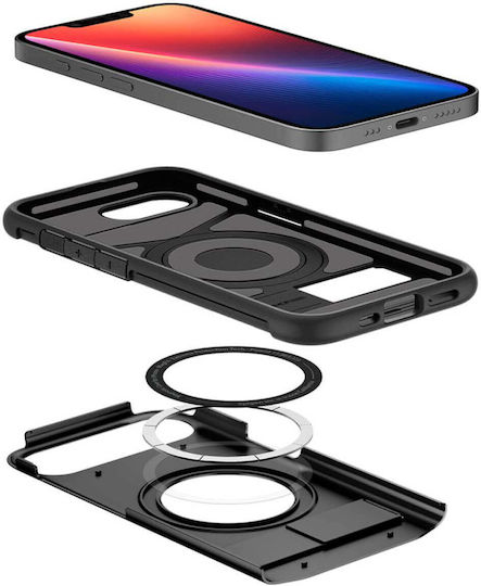 Spigen Slim Armor Back Cover Σιλικόνης / Πλαστικό 1.2mm Μαύρο (iPhone 17e / 16e) ACS09129 - Image 3