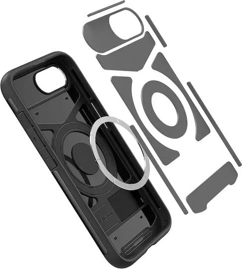 Spigen Slim Armor Back Cover Σιλικόνης / Πλαστικό 1.2mm Μαύρο (iPhone 17e / 16e) ACS09129 - Image 9