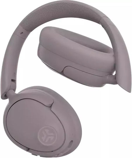 Jlab Jbuds Lux Ασύρματα / Ενσύρματα Over Ear Ακουστικά με 70 ώρες Λειτουργίας και Quick Charge Mauve - Image 2