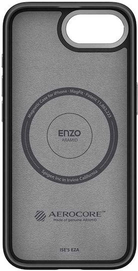 Spigen Enzo Aramid Back Cover Aramid Fiber Μαύρο (iPhone 17e / 16e) ACS09153 - Image 5