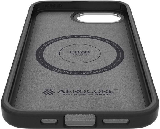 Spigen Enzo Aramid Back Cover Aramid Fiber Μαύρο (iPhone 17e / 16e) ACS09153 - Image 9